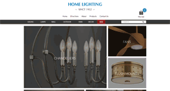 Desktop Screenshot of homelighting.net
